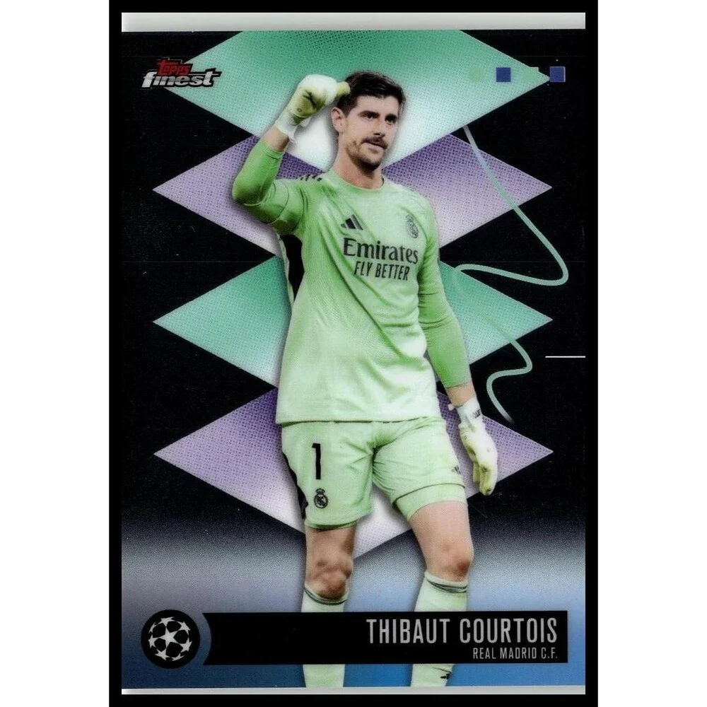 2026 Topps Finest Thibaut Courtois #518 Real Madrid CF Rare